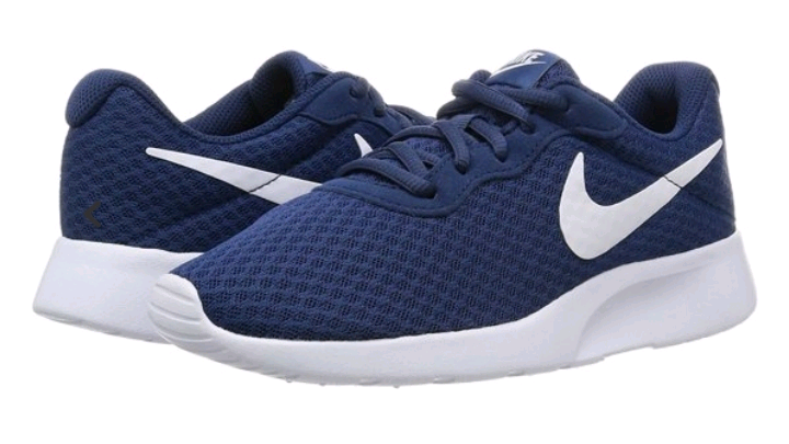 navy nike trainers